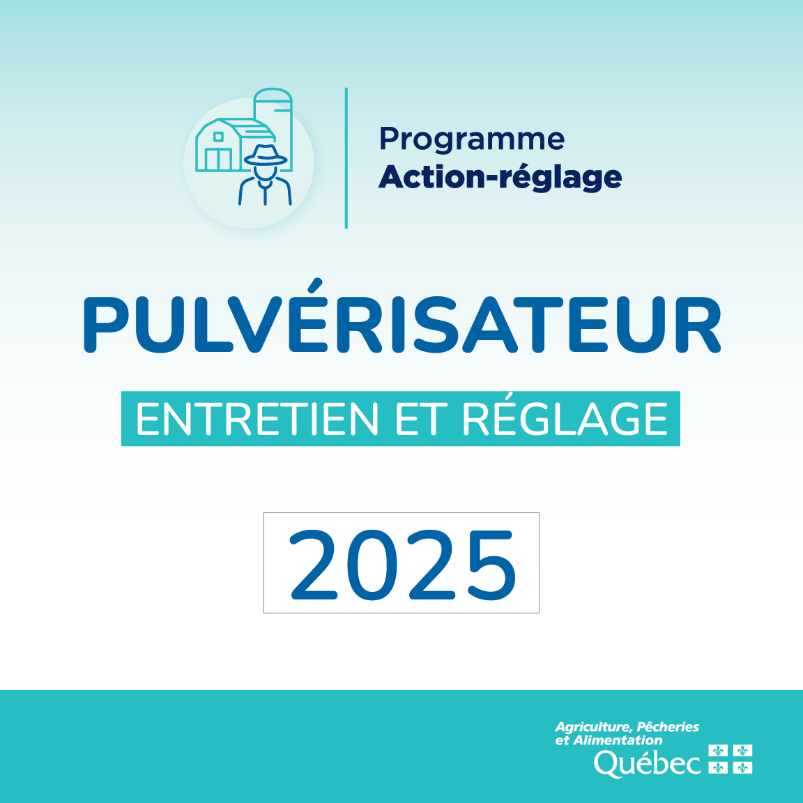 Pulvérisateur - Entretien et réglage