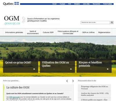 Site Internet OGM