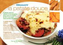 Fiche-recette - La patate douce