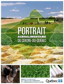 Page couverture du portrait agroalimentaire du Centre-du-Québec