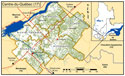 Carte du Centre-du-Québec