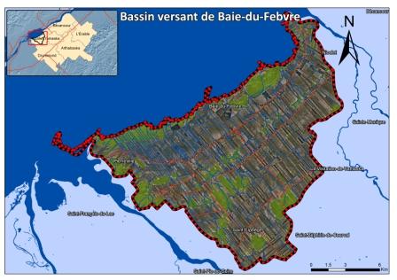 Carte de localisation Baie-du-Febvre