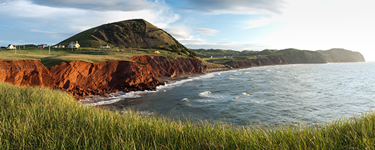 Paysage côtier des Îles-de-la-Madeleine